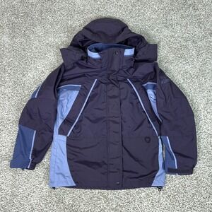 Columbia Jacket Womens Medium Purple Interchange Fire Ridge Ski Hiking‎ Winter